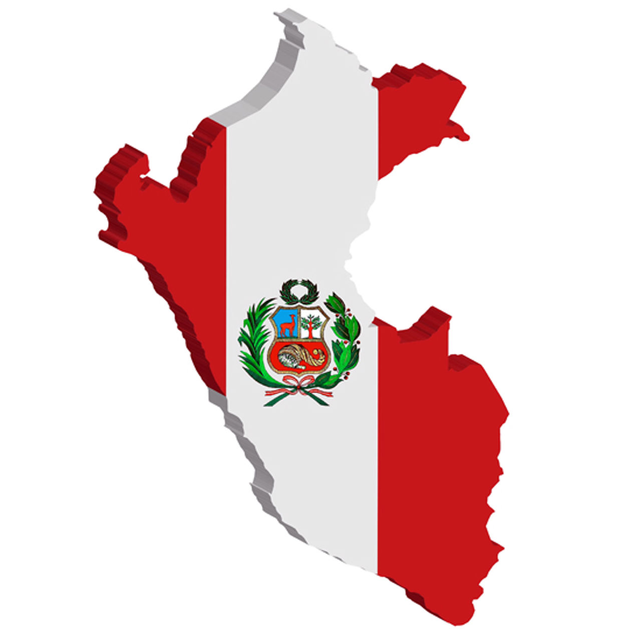 Map section of Peru