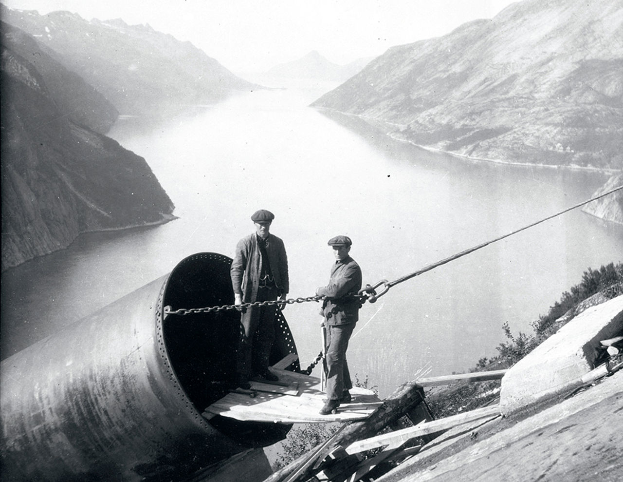 Old photo from Glomfjord